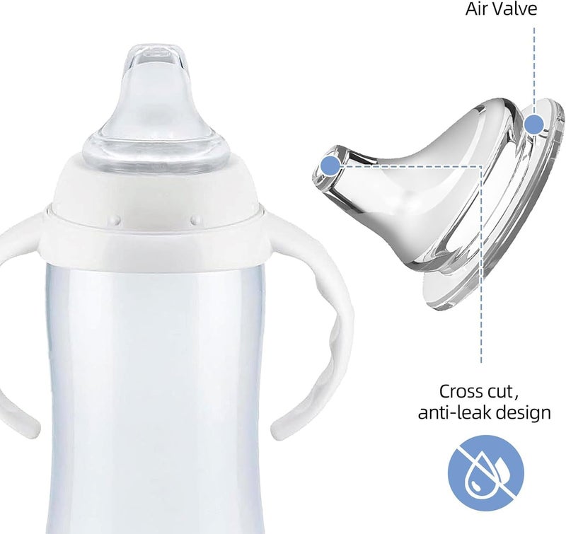 VANEST 4/6 Packs Replacement Silicone Spout Compatible with NUK Learner Cup & Active Cup, Soft Transition Spout for Sippy Cups, Leak-Proof, BPA-Free, Easy to Clean Medium Flow (6 Pack) - Image 4
